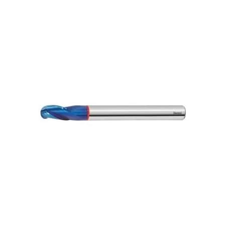 Garant Diabolo Solid Carbide Ball Nose End Mill, for Hard Steels, TiAlN Coated, 3 mm 207424 3
